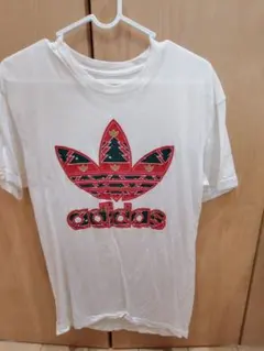 adidas ホワイト Tシャツ Sサイズ