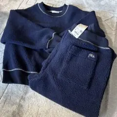 sora様専用新品ユニクロボアプルオーバーパンツ上下セット