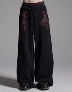 00s スウェットパンツ archive y2k opium グランジ 変形 - メルカリ