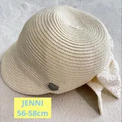 ★新品★JENNI ジェニィ 麦わらハット 帽子 白 ホワイトのサムネイル