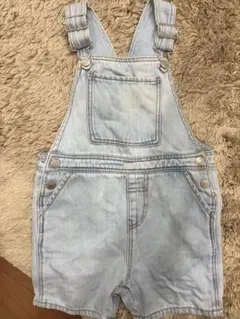 ZARA ライトブルー ショートオーバーオール 12-18ヶ月