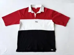 美品❗️FILA ポロシャツ トリコロールカラーのサムネイル