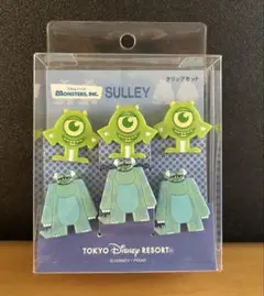 【ディズニー】モンスターズ・インク サリー&マイククリップセット 6個入り