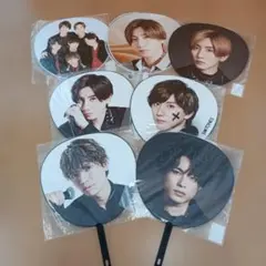 ほぼ未開封　SixTONES　うちわ　7点　まとめ売り　※ばら売り不可