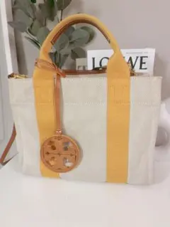 トリーバーチ⭐︎　TORY BURCH キャンバス トートバッグ　ショルダーバッグのサムネイル