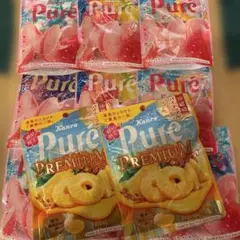 ピュレグミプレミアム　プュレグミ 12袋　カンロ　ピュレグミなつももソーダ味
