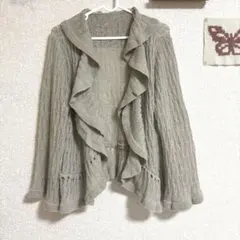 Y2K フェアリーグランジ 森ガール グランジ ダークコケット カーディガン