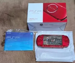 PSP-3000 レッド 本体 取扱説明書付き