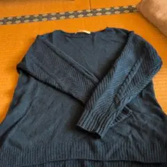 GALLARDAGALANTE ダークブルー 長袖ニット