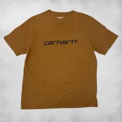 carhartt wip tシャツ ブラウン　ロゴプリントのサムネイル