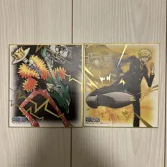 ワンピース サンジ ブルック 色紙