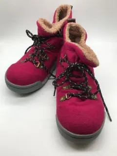 アウトドア OUTDOOR ショートブーツ ハイカットボア 24cm 赤紫 茶系