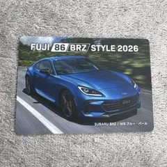 FUJI 86/BRZ STYLE 2026 カード