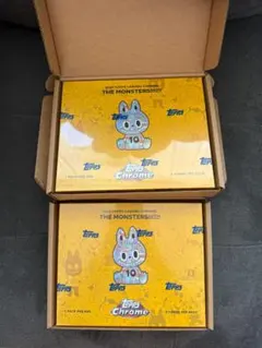 Topps Chrome 10周年記念ボックス ラブブ 2BOX popmart - メルカリ