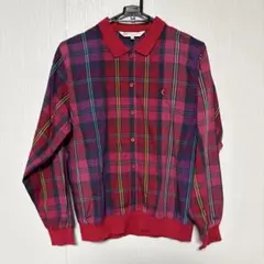 Christian Dior 古着 チェック柄長袖シャツ M