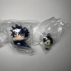 呪術廻戦ガチャガチャ　おねむたん伏黒恵　めじるしアクセサリー乙骨憂太　セット