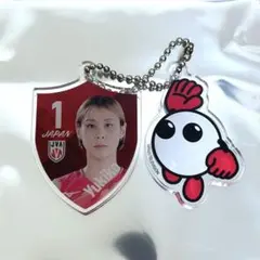 和田由紀子 バレーボール女子日本代表 2連アクリルキーホルダー バボちゃん