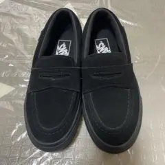 Vans スエード　ローファー　スリッポン　黒