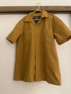 CAMP7 半袖シャツ 140 マスタード色