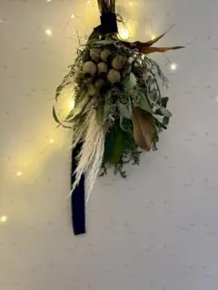 ドライフラワースワッグ