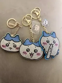 ちいかわ ハチワレ しまむら キラキラ お顔チャーム 3個セット まとめ売り