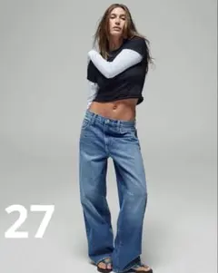The Hailey ローライズ 90s ルーズフィットデニム 27 新品未使用のサムネイル