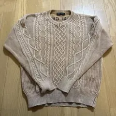 RODEO CROWNS ケーブルニットセーター ベージュ