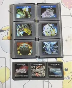 ポケモン　ダイヤモンド・パール・プラチナ　カセットケースセット