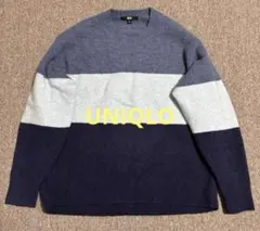 UNIQLO スフレヤーン　クルーネックセーター　サイズM