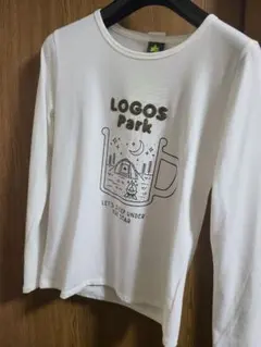 新品 LOGOS 長袖Tシャツ Mサイズ ホワイト