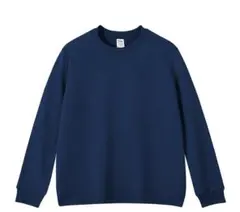 ネイビー クルーネック スウェット