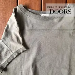 URBAN RESEARCH DOORS ゆったり裾ラウンドの半袖カットソー