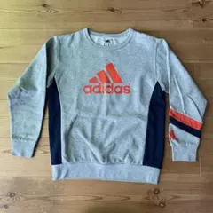 adidas トレーナー グレー 140cm 子供用のサムネイル