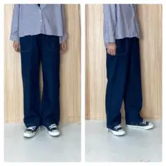 新品デニムL☆無印良品好きニコアンド好きサマンサモスモス好きソウルベリー好きに