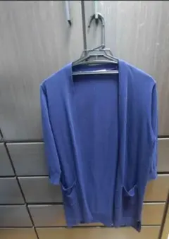 ハニーズシネマクラブ　七分袖ロングカーディガン M　ネイビー