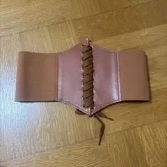 コルセットベルト レースアップ ブラウンのサムネイル