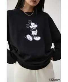 Disney トレーナー ミッキーマウス ブラック