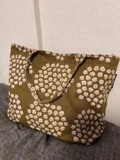 marimekko/PUKETTI/トートバッグ(L)/オリーブ