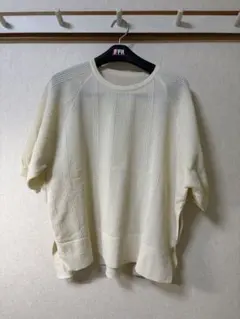 〈12/12まで〉アイボリー Mサイズ 半袖カットソー