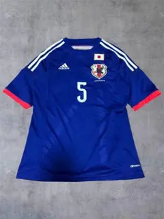 サッカー日本代表 宮本恒靖 ユニフォーム 5番 150㌢ - メルカリ