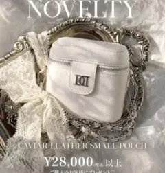 【即日発送】 darich キャビアスキンレザースモールポーチ ノベルティ