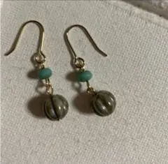 No.1189再①、ハンドメイドピアス、イヤリング