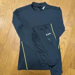 gol. アンダーウェア 上下セット ブラック XL