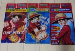 ONE PIECE ミニクリアファイル 3枚 セブンイレブン限定のサムネイル