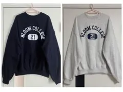 【2点】GRL グレイル 新品 起毛カレッジロゴプリントスウェット トレーナー