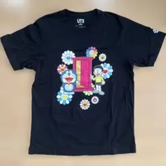ユニクロ×村上隆 ドラえもん展 2017 コラボTシャツ ブラック Mのサムネイル