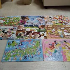 パズル8点セット　子供　ディズニー キティ