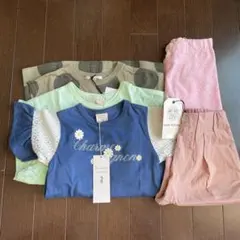 100cm110cm makeyourday 女子夏服　8点新品未使用品Tシャツのサムネイル