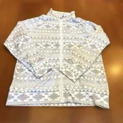 幾何学模様 ラッシュガード フルジップ