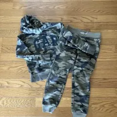 GAP KIDS 迷彩柄 パーカーとパンツセット M
